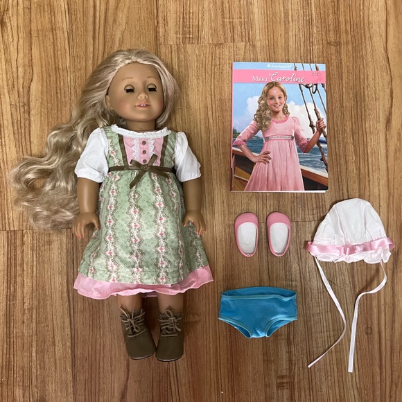 American Girl Toys Vintage Caroline American Girl Doll Retired
